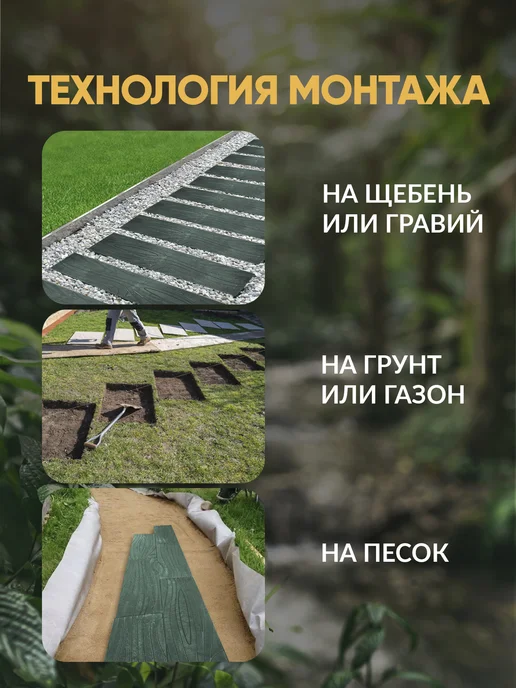 НеоКомпозит Террасная доска полимерпесчаная, зеленая, 4 шт, 4 шт, фото 4