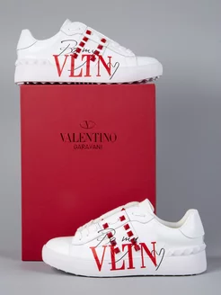 Кеды VALENTINO белые кожаные на лето BiBRAVE 214593415 купить за 2 402 ₽ в интернет-магазине Wildberries