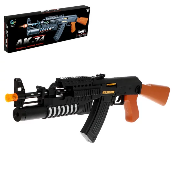 Автомат АК-47 детский с звуковыми и световыми эффектами