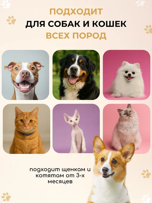 JERMINAL - PETS CARE - Гипоалергенный шампунь для собак и кошек универсальный, 1 л, 1 л, фото 5