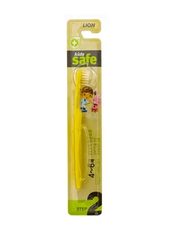 Зубная щетка Kids safe Toothbrush от 4 до 6 лет, 1шт LION 214656815 купить за 463 ₽ в интернет-магазине Wildberries