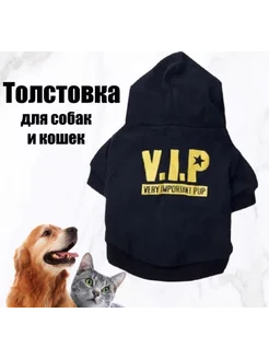 Толстовка для собак и кошек Dog luck 214657249 купить за 285 ₽ в интернет-магазине Wildberries