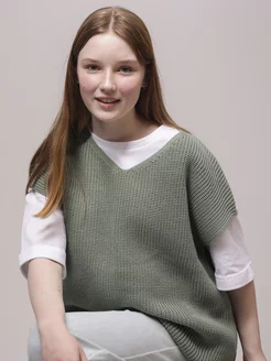 Жилетка школьная оверсайз офисный подарок на Новый год Орлова Екатерина 214689552 купить за 1 266 ₽ в интернет‑магазине Wildberries