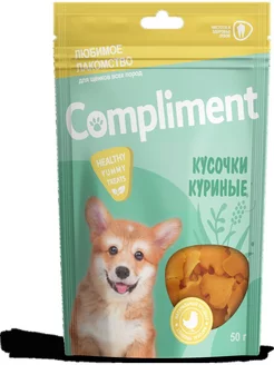 Лакомства для щенков 50г Кусочки Compliment 214696809 купить за 140 ₽ в интернет-магазине Wildberries