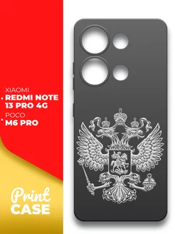 Чехол с рисунком для Xiaomi Redmi Note 13 Pro 4G Miuko 214699569 купить за 200 ₽ в интернет-магазине Wildberries