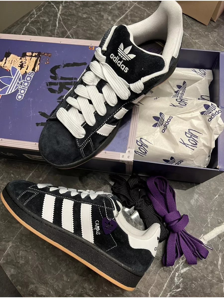 Кроссовки Адидас Campus Korn adidas 214755263 купить за 3 423 ₽ в  интернет-магазине Wildberries