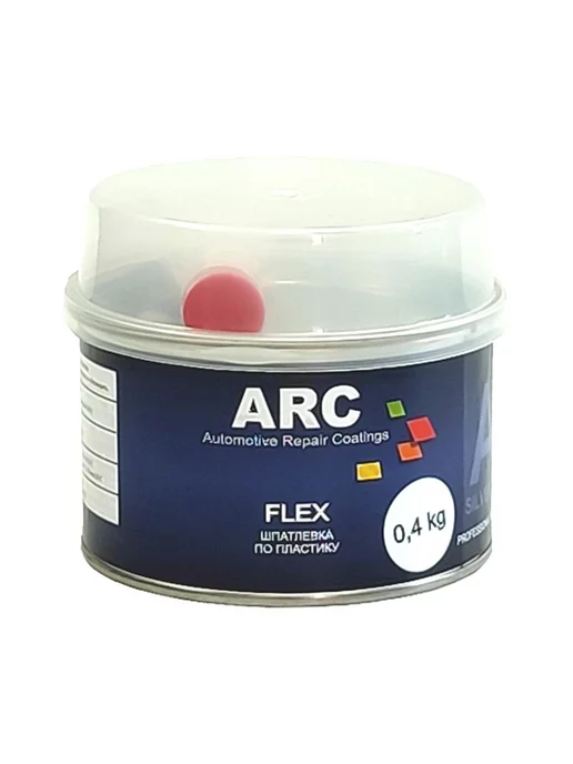 ARC Шпатлевка автомобильная для пластика Flex 0,4 кг, 400 г, фото 2