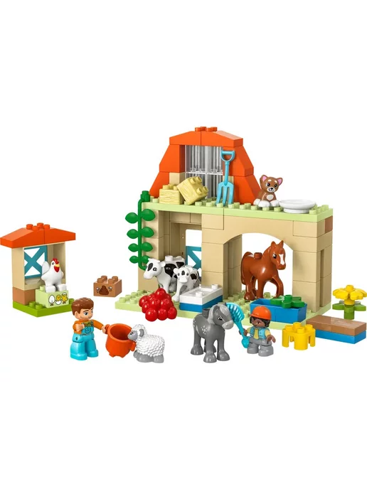 LEGO Конструктор DUPLO 10416 Уход за животными на ферме, белый, фото 3