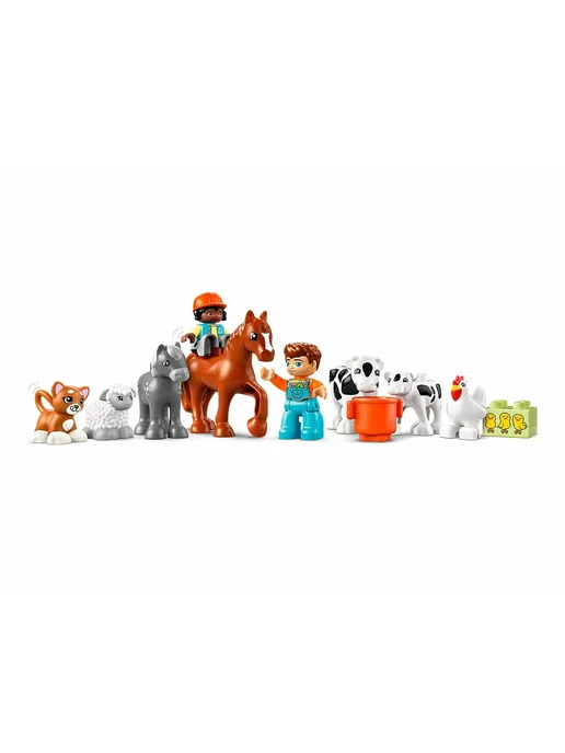 LEGO Конструктор DUPLO 10416 Уход за животными на ферме, белый, фото 4