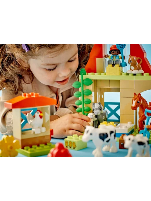 LEGO Конструктор DUPLO 10416 Уход за животными на ферме, белый, фото 6