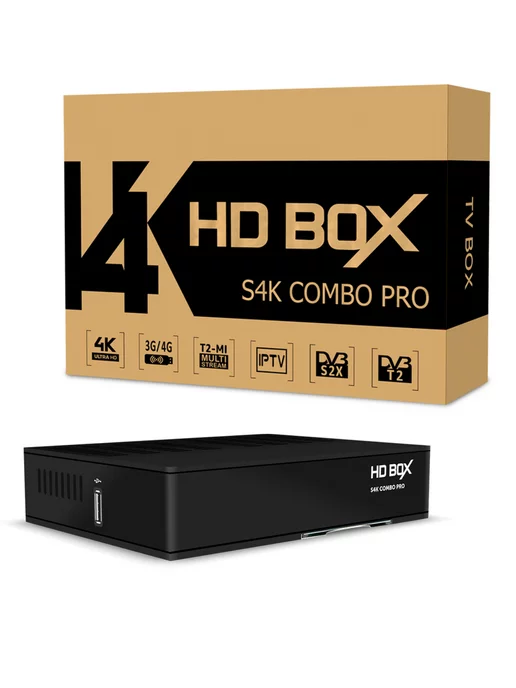 HDBOX HD BOX S4K COMBO PRO спутниковый ресивер