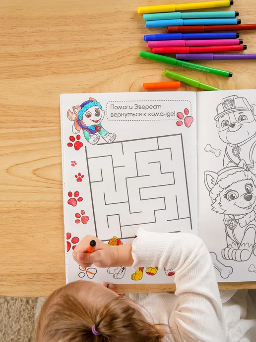Paw Patrol Раскраска для детей Щенячий патруль, вариант, фото 5