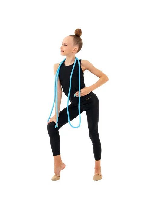 Grace Dance Скакалка гимнастическая утяжелённая 3 м, 180 г, цвет голубой, 3 м, 180 г, фото 7