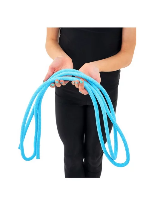 Grace Dance Скакалка гимнастическая утяжелённая 3 м, 180 г, цвет голубой, 3 м, 180 г, фото 8