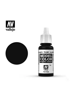 Лак Model Color Gloss Black 70861 17 мл Vallejo 214919660 купить за 357 ₽ в интернет-магазине Wildberries