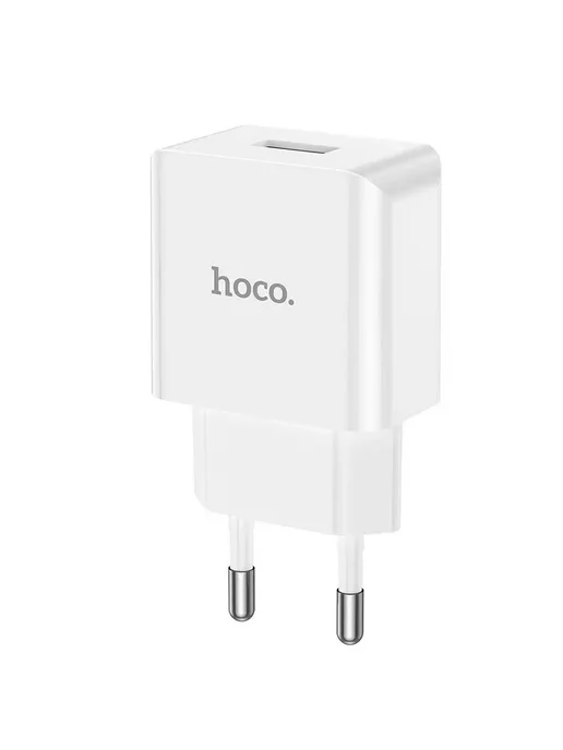 Hoco Сетевое зарядное устройство C106A USB-A, белый