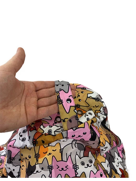 LOFTex Чехол для кресла мешка Коты, черный, фото 2