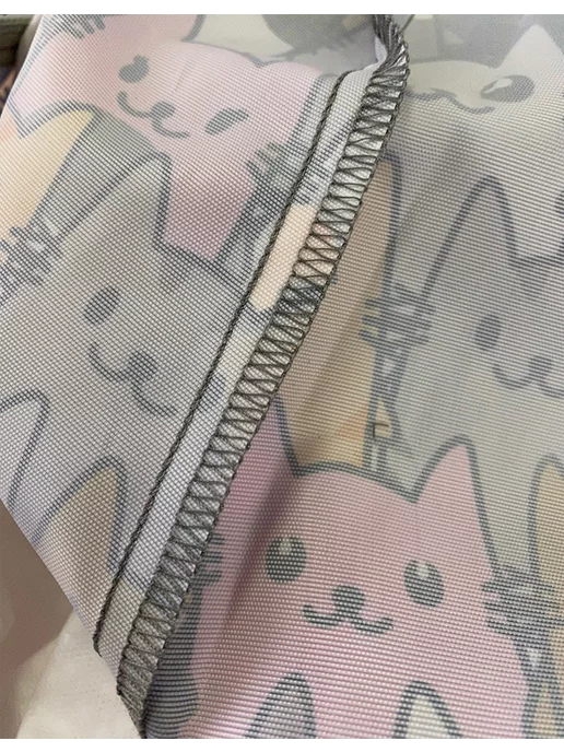 LOFTex Чехол для кресла мешка Коты, черный, фото 5