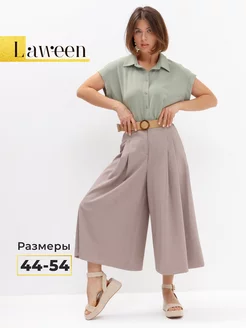 Юбка брюки больших размеров летние широкие Laween 214944880 купить за 1 824 ₽ в интернет-магазине Wildberries