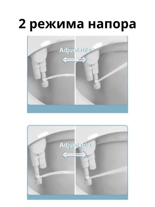 MarketONE Гигиенический душ для унитаза, белый, фото 6