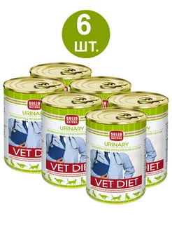 Влажный корм для кошек VET Urinary, 6 шт х 340 г Solid Natura 214967340 купить за 1 393 ₽ в интернет-магазине Wildberries