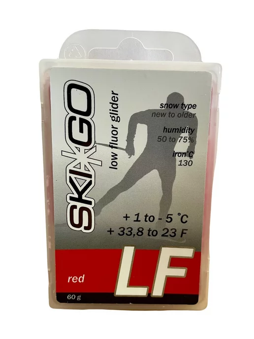 Ski-Go Низкофтористый парафин LF RED, 60 г лыжный, 60 г, фото 2
