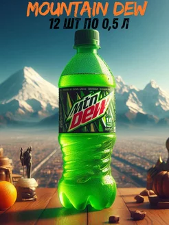 Напиток безалкогольный 12*0.5л Mountain Dew 215048076 купить за 970 ₽ в интернет-магазине Wildberries