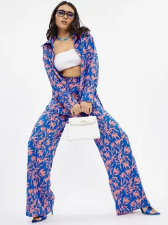 Костюм брючный пижамный электрик MONIQ ladieswear 215049391 купить за 3 432 ₽ в интернет-магазине Wildberries