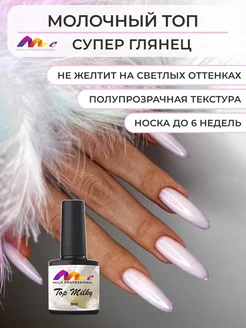 Молочный Топ для ногтей ME Nails 215109922 купить за 255 ₽ в интернет-магазине Wildberries