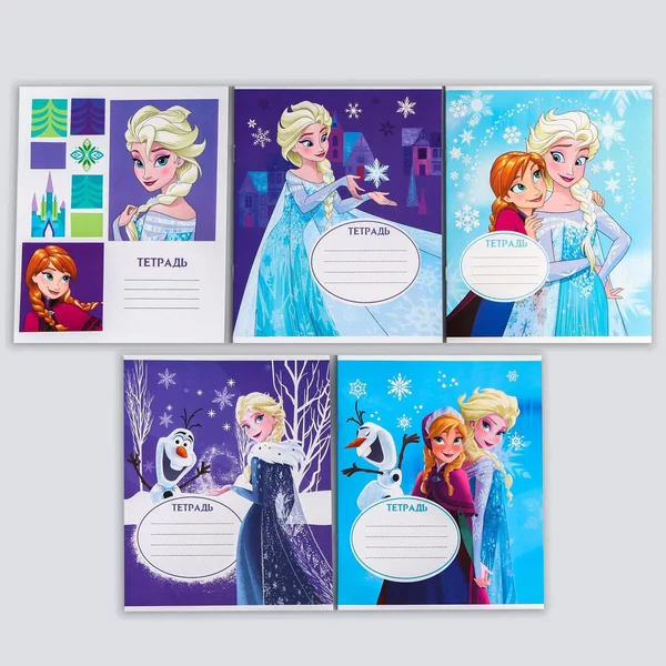 Тетрадь Холодное сердце цвет Микс