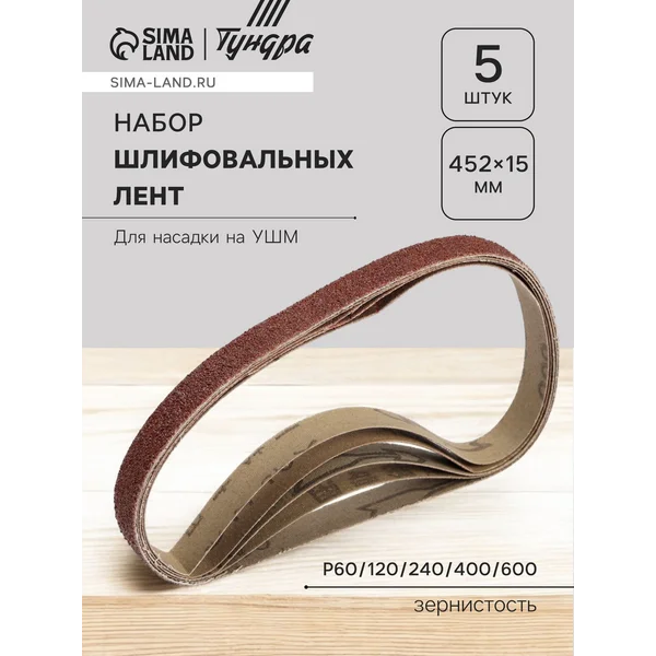 Насадки для ушм набор шлифовальных лент