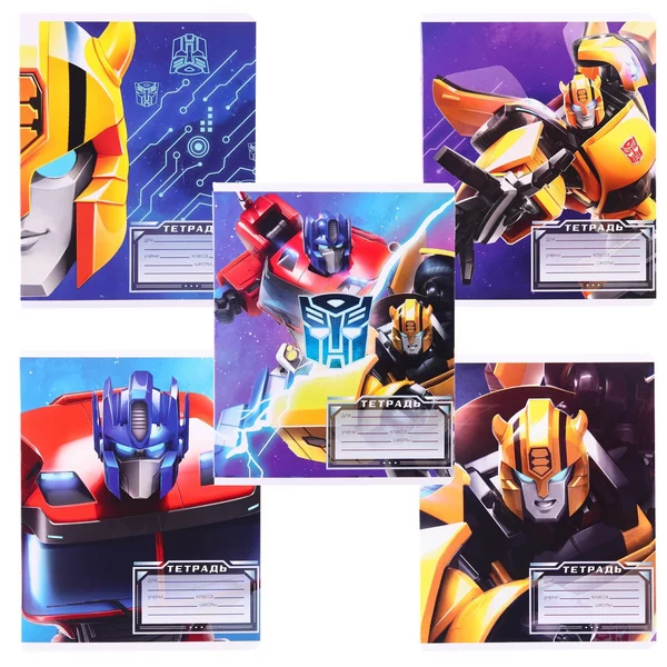 Тетрадь Трансформеры цвет Микс