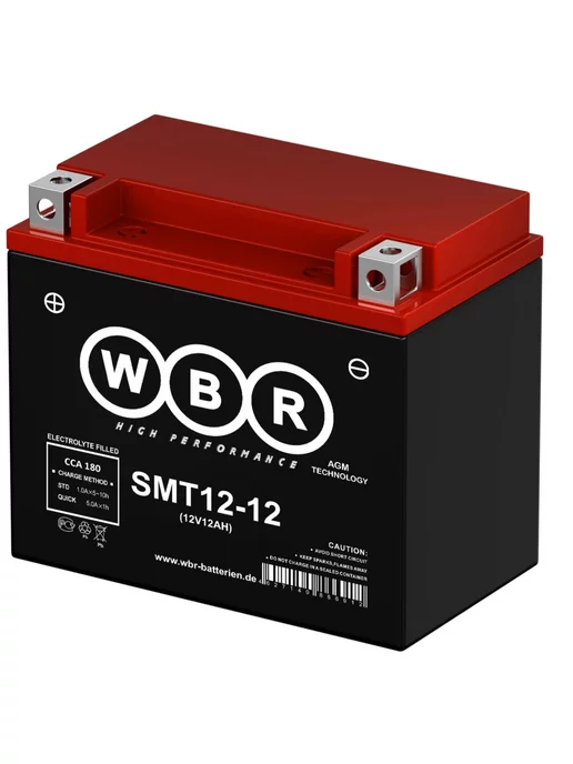 WBR Аккумулятор SMT12-12 (YTX-14BS, YTX-12BS), вариант, фото 2