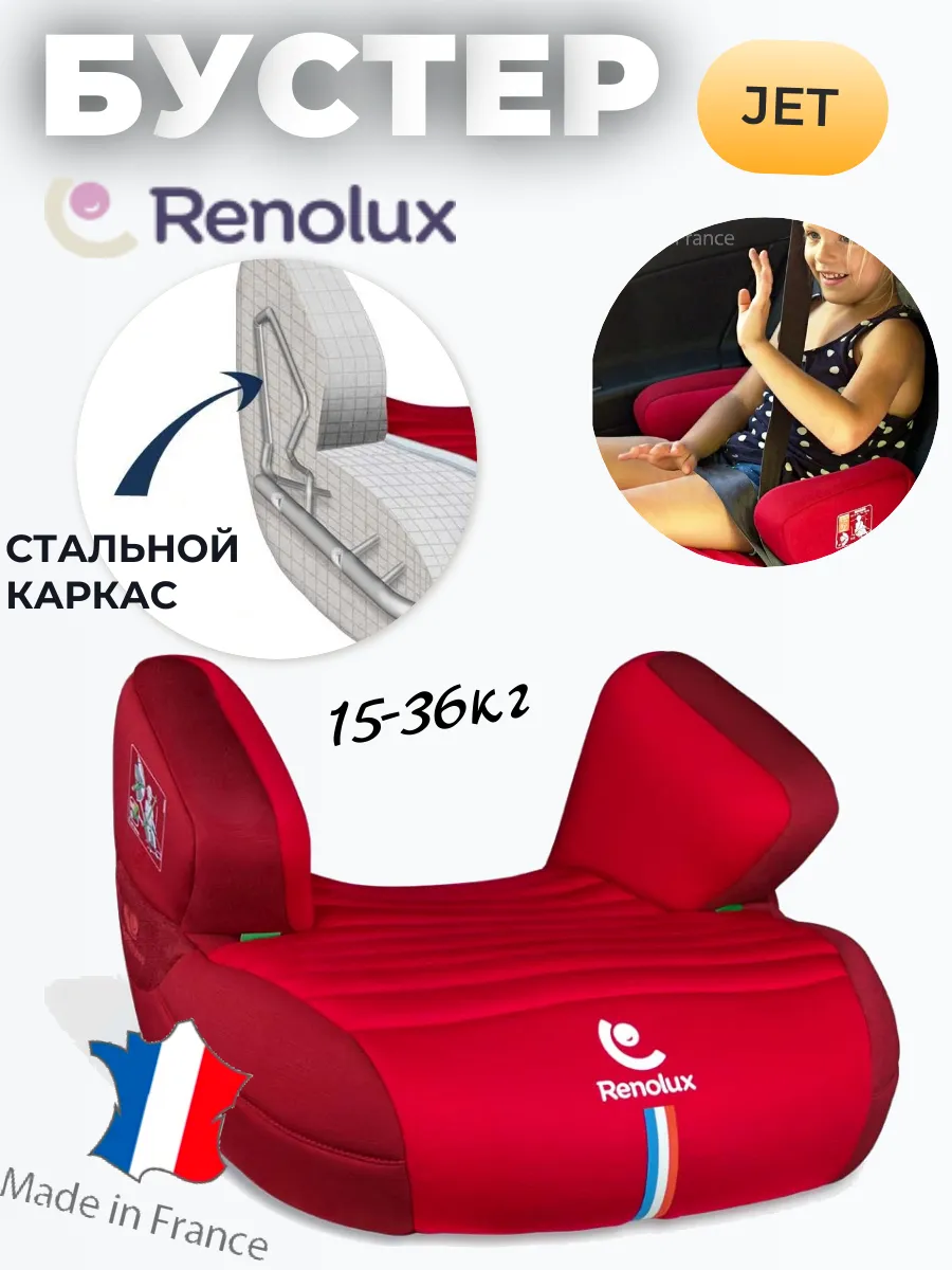 Детское автокресло бустер JET 15-36 кг