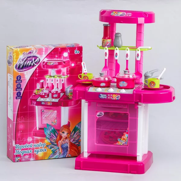 Игровой набор Модная кухня в чемоданчике с аксессуарами
