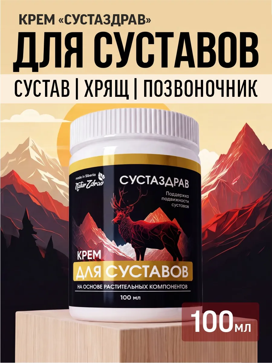 Обезболивающий крем для суставов мазь от боли