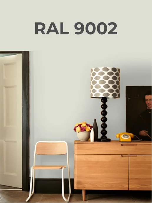 Нордео Краска матовая для стен молочно-серый RAL9002 3 кг, 3 кг, фото 7