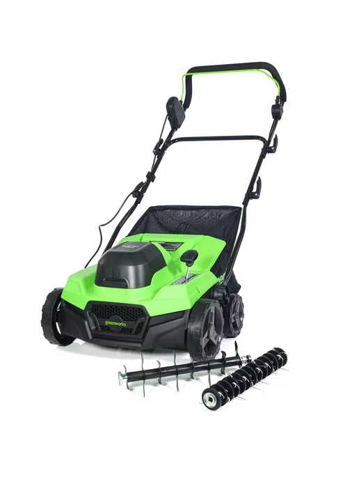 Greenworks Аэратор-скарификатор аккумуляторный 38 см, 40V, без АКБ и ЗУ, вариант, фото 2