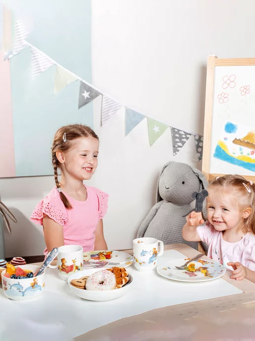 Villeroy & Boch Набор детской посуды на 1 персону, Happy Bear, голубой, фото 3