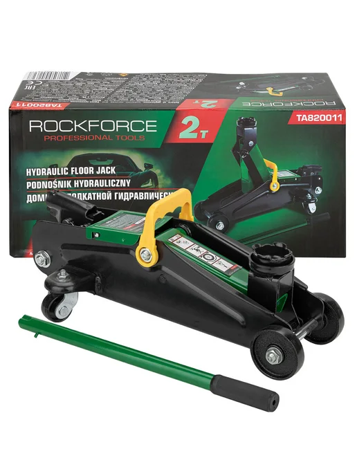 Rockforce Автомобильный домкрат подкатной 2,5т, 135-387мм, вариант, фото 6