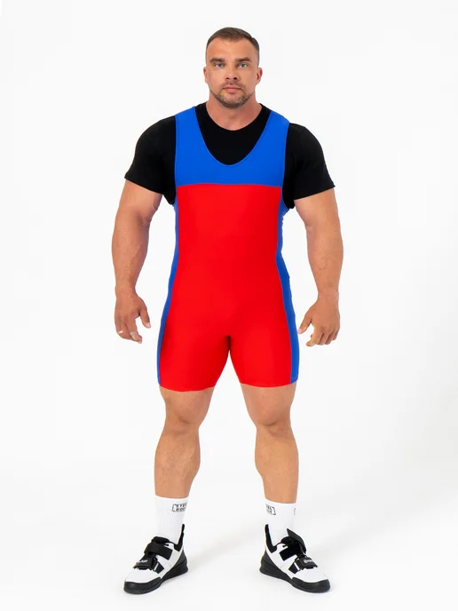 STEEL BODY Трико для пауэрлифтинга, синий