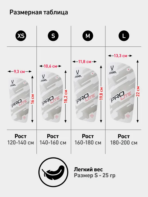 Jogel Щитки футбольные без ремешков, белый, фото 4