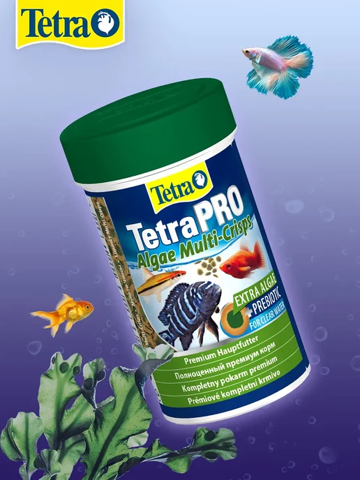 TETRA Корм для рыб аквариумных чипсы Pro Algae Multi Crisps 100мл, 100 мл, фото 3