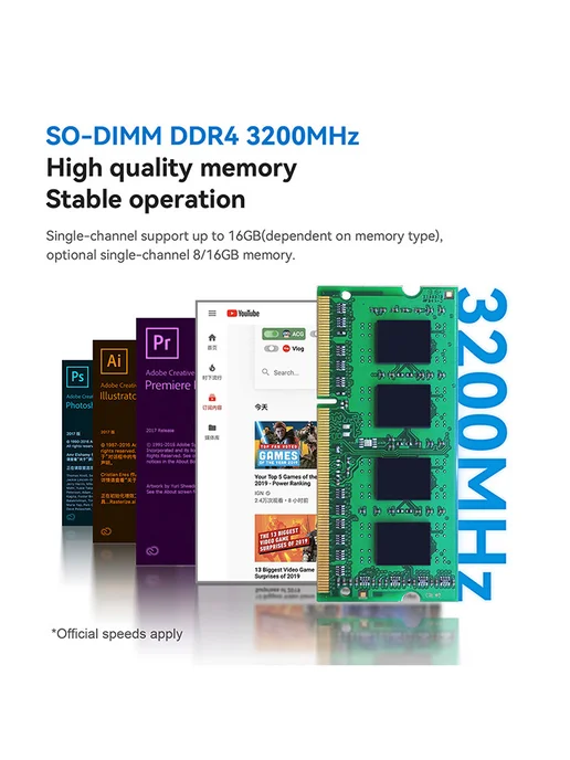 Beelink Мини ПК MINI S12 Pro N100 16Гб 500Гб миникомпьютер, 16 ГБ, 500 ГБ, фото 8