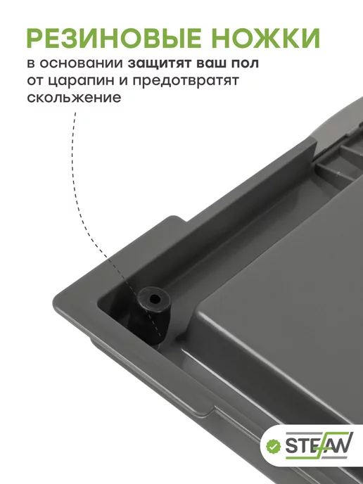 Stefan Туалет лоток для собак мелких пород с сеткой XS, серый, фото 7
