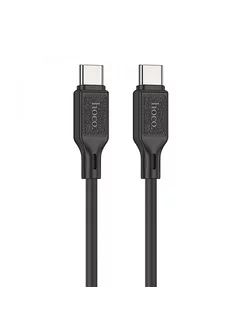 Кабель Type-C - Type-C 60W 100см 3A Hoco 215492538 купить за 257 ₽ в интернет-магазине Wildberries