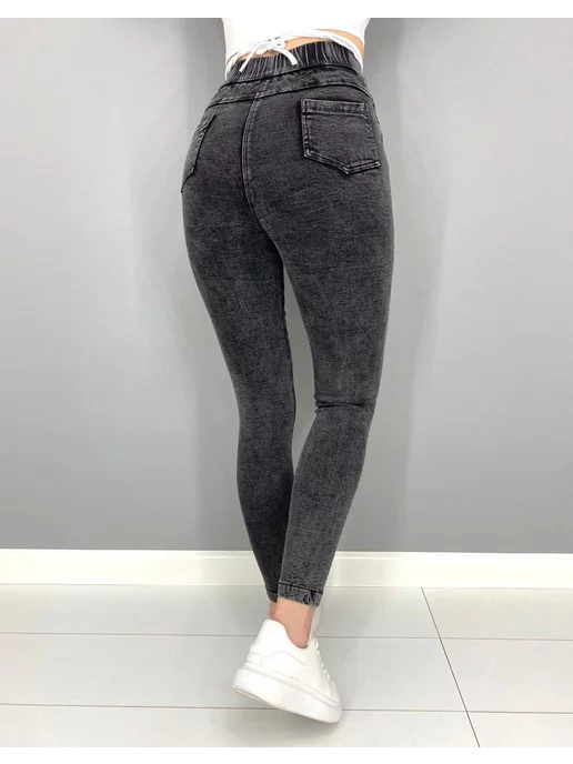 H&C Style Джеггинсы на резинке без начеса, вариант, фото 5