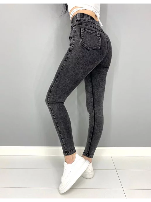 H&C Style Джеггинсы на резинке без начеса, вариант, фото 7