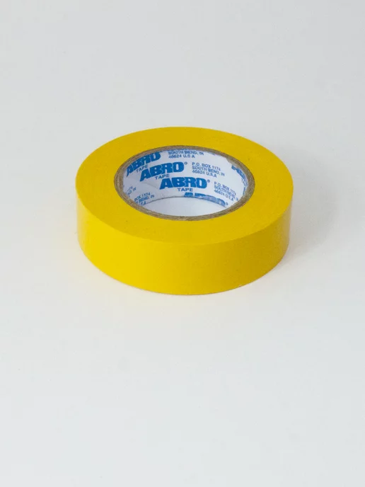ABRO Изолента (19 мм х18,2 м) желтая, 18,2 м, фото 2