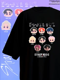 Stray Kids футболка стрей кидс K-Pop Fans 215648587 купить за 760 ₽ в интернет-магазине Wildberries